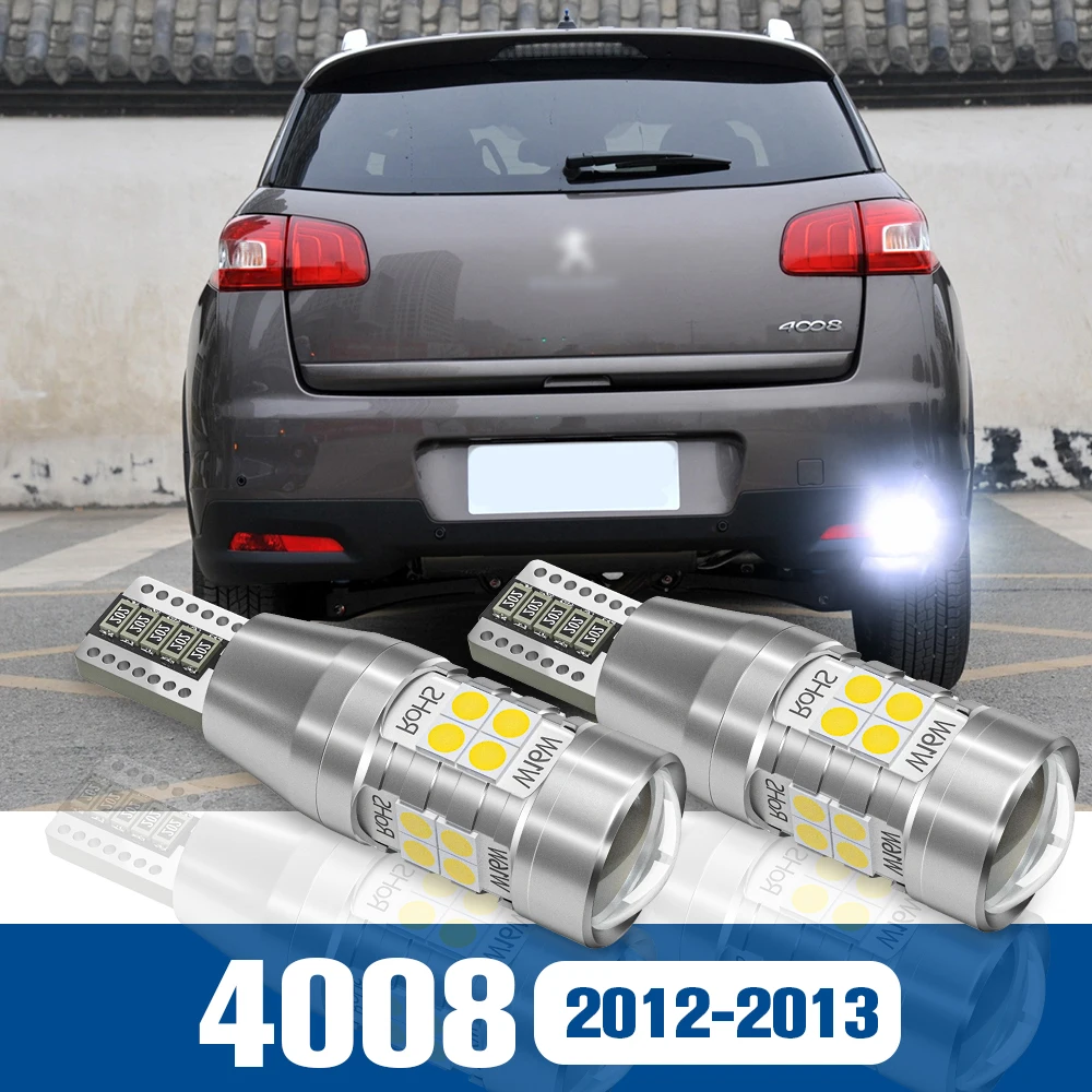 

2pcs LED Reverse Light Back up Lamp Accessories Canbus For Peugeot 4008 2012 2013