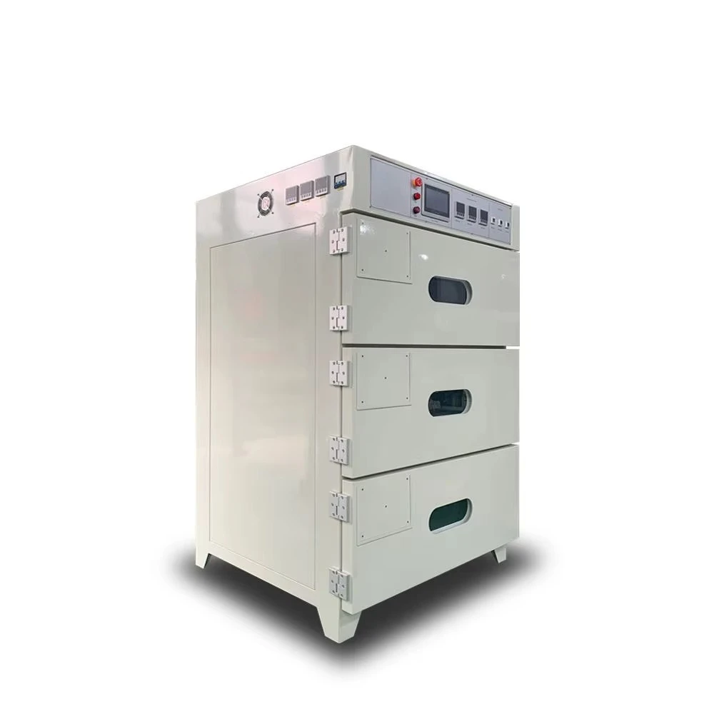 Three-story High-Vacuum Laboratory Drying Oven, Vertical Industrial Vacuum Drying Oven