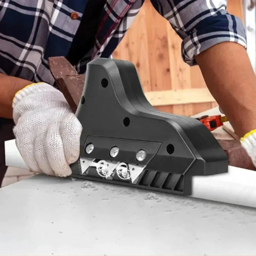 45 °   Ângulo placa de gesso cortador rápido chanfradura precisa aparador madeira mão avião corte rápido carpintaria chanfradura