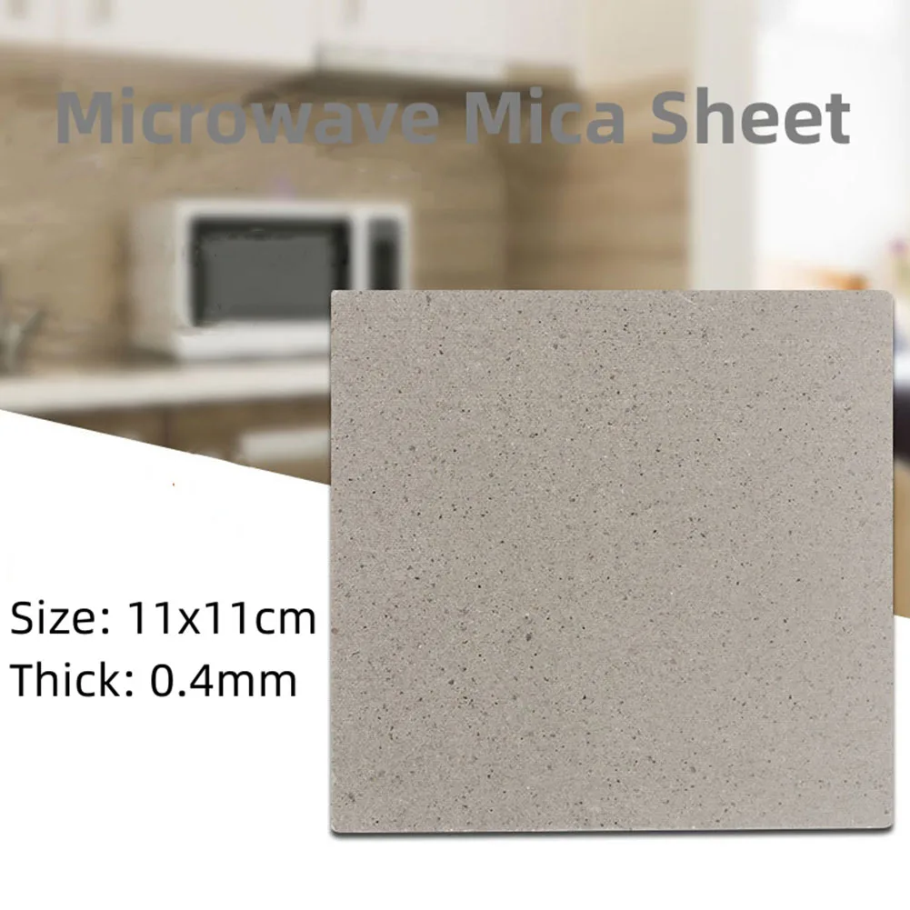 5pcs Universal Microwave Oven Mica Sheet Wave Guide Replacement Cover Sheets 11x11cm Microwave Oven Mica Plate Mica Sheet