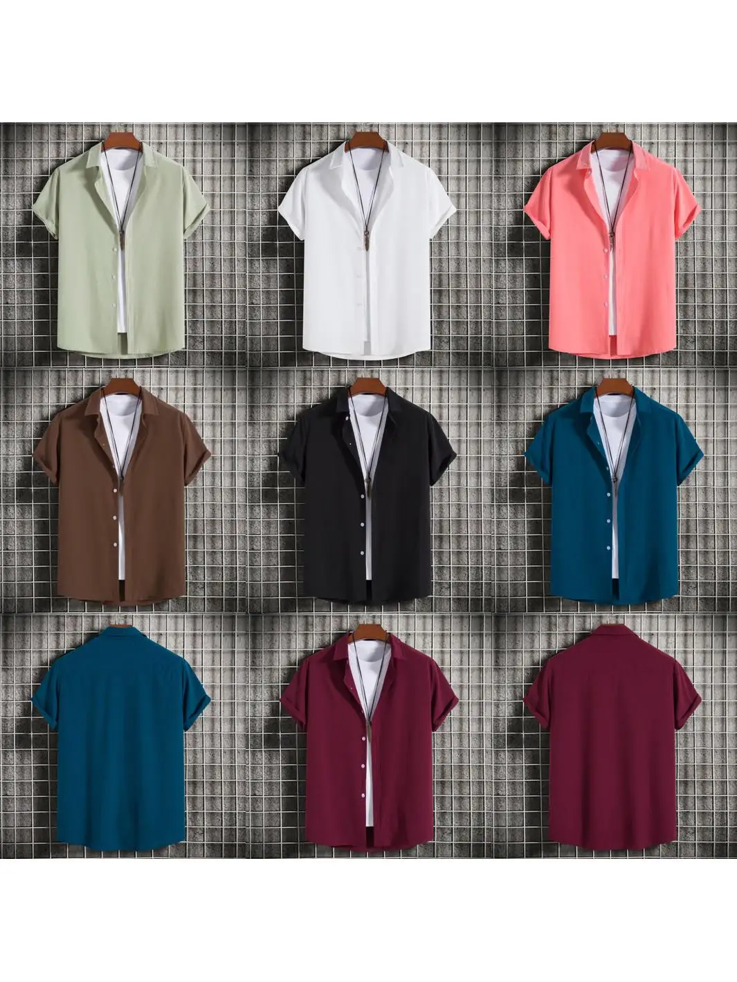 

New Men's Casual ort Sve irt 2025 European Size Comfortable Loose Fit Thiened Fce Autumn Wear Pure Color