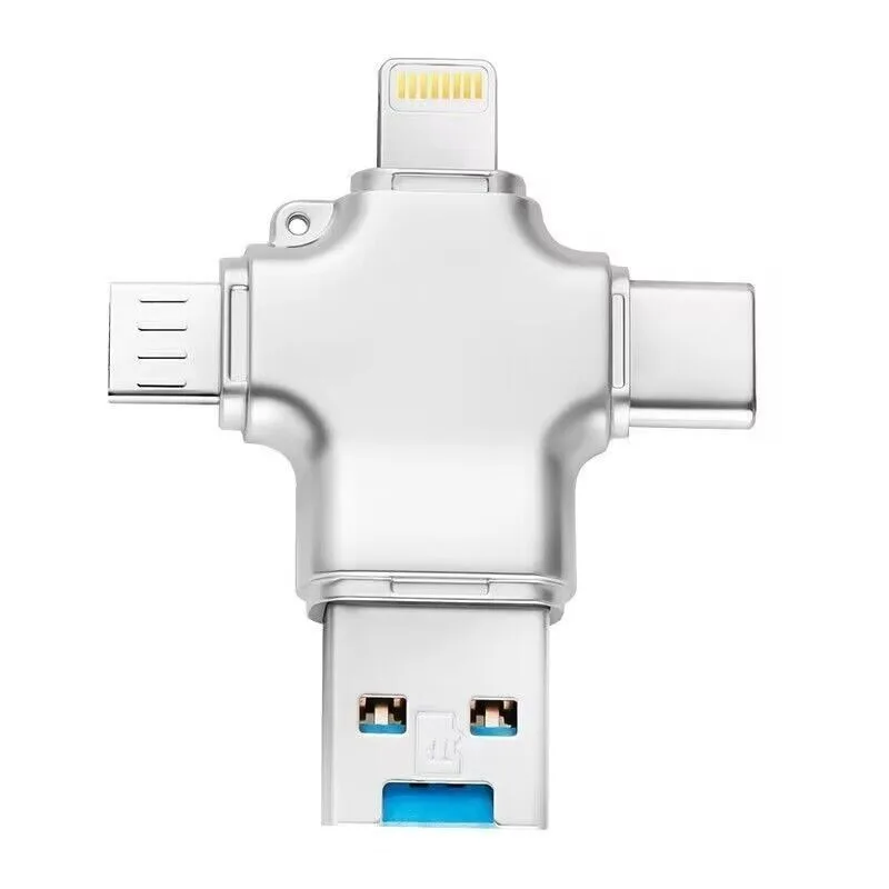 

Multifunctional 4-in-1 Card Reader 256g is suitable for Apple Android phones