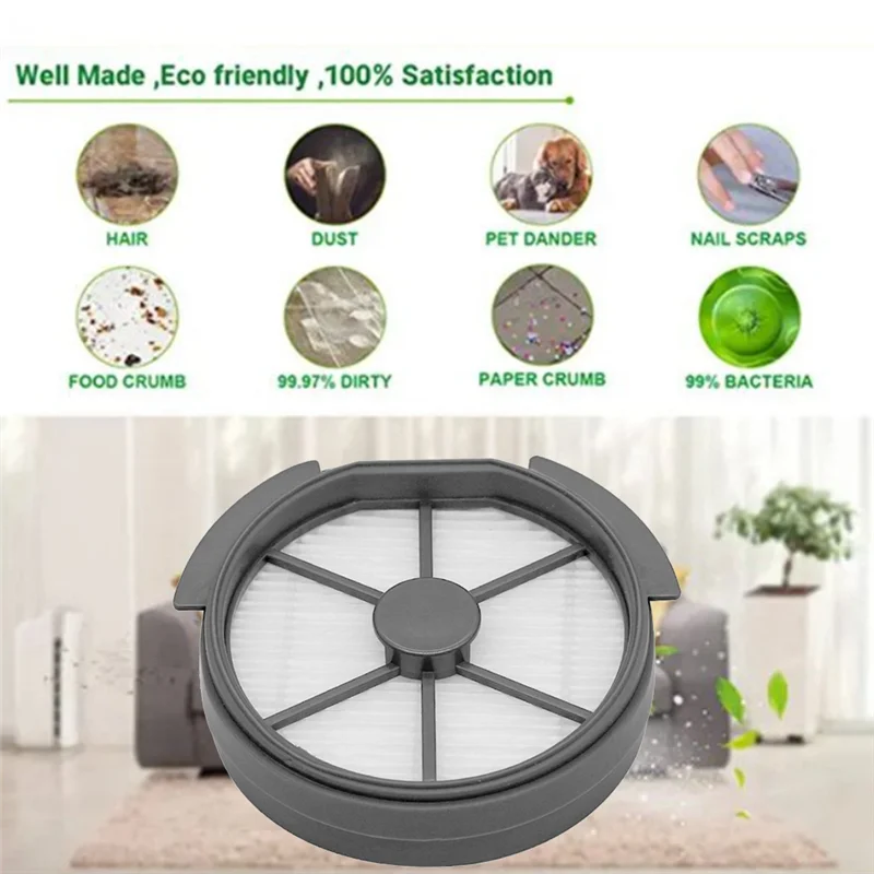 B26B 3PCS Replacement Parts for Puppyoo T12 / T12 PLUS Handheld Vacuum Cleaner Front Filter Accessories