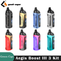 Original GeekVape Aegis Boost III 3 Kit 60W 3000mAh Battery 5ml IP68 Airflow Leakproof As Chip 4.0 E Cigarette Vaporizer Vape