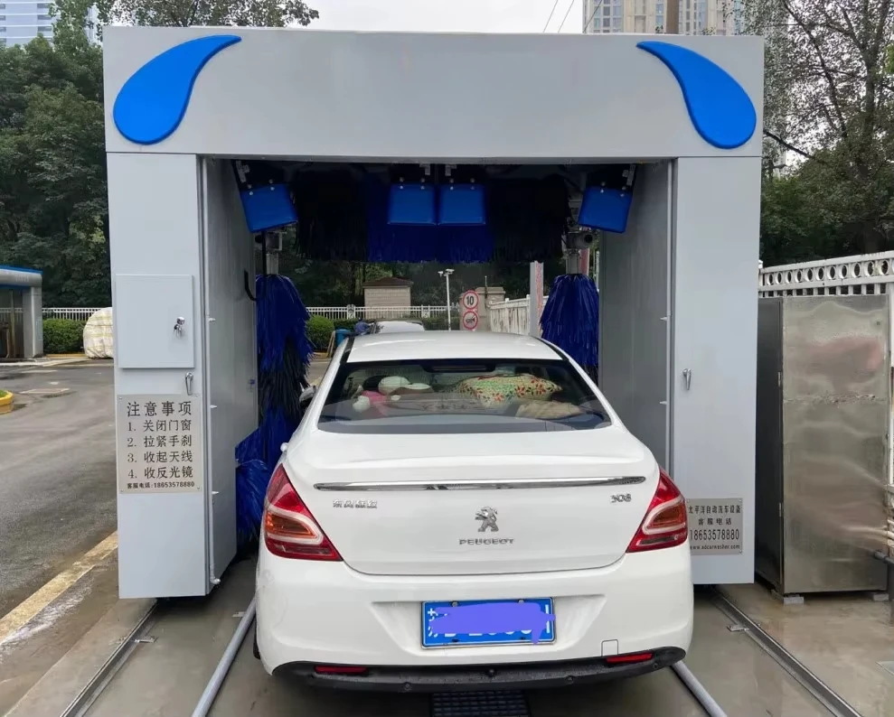 Factory Prices 360 Rollover Car Wash Machine Drive in Automatic Car Wash Machine with Dryer