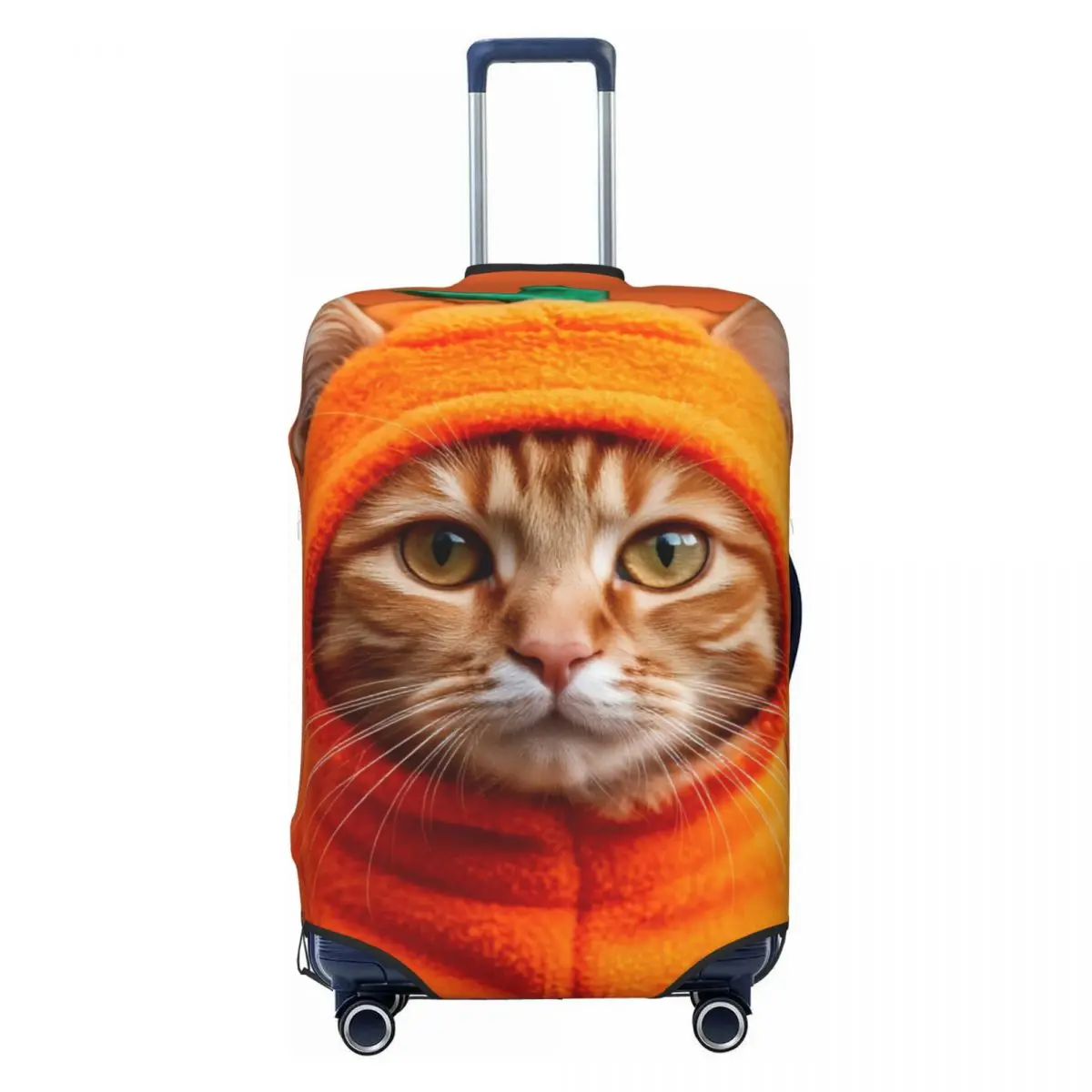 

Custom Cute Cat Luggage Cover Protector Fashion Travel Suitcase Covers for 18-32 Inch