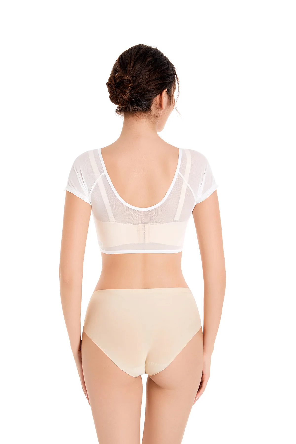 1Pcs Underarm Sweat Vest Armpit Sweat Proof Shirt Anti Washable Reusable Dress Shields for Underarm Women Underwear Vest Short image 2