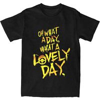 Men Women's T-Shirt Mad Max What A Lovely Day T-Shirts Fashion Fury Road Movie Summer Tee Shirt Y2K Cotton Clothing Gift Idea