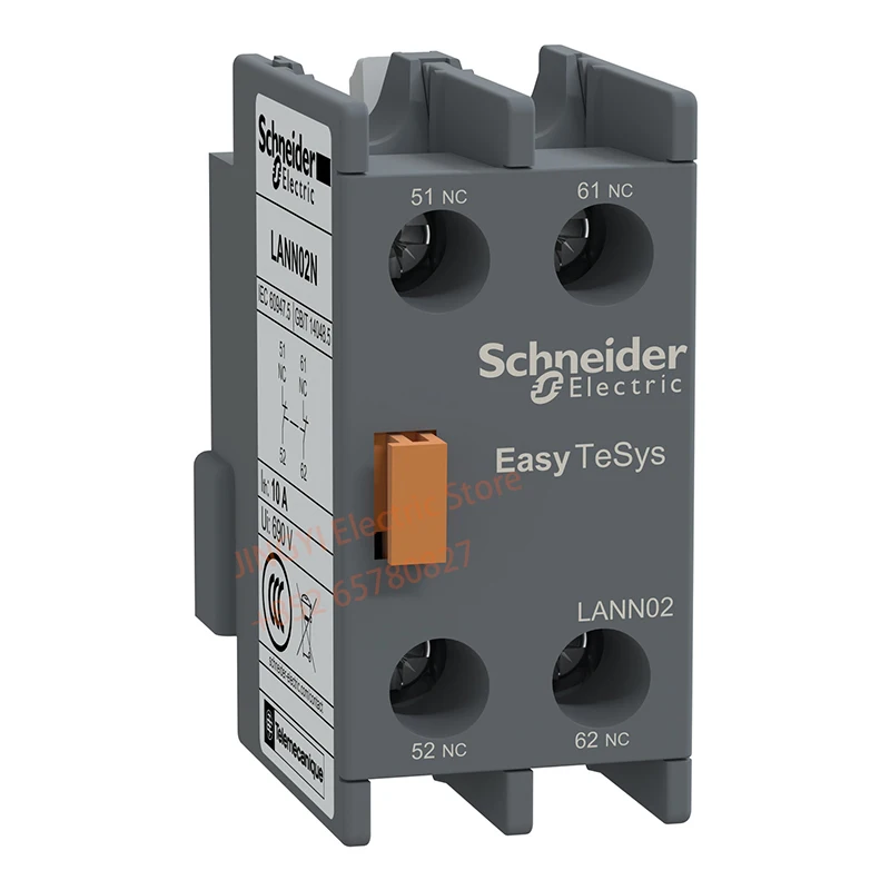 LANN02N Easy TeSys Control D3N Instantaneous auxiliary contact module - 2NC
