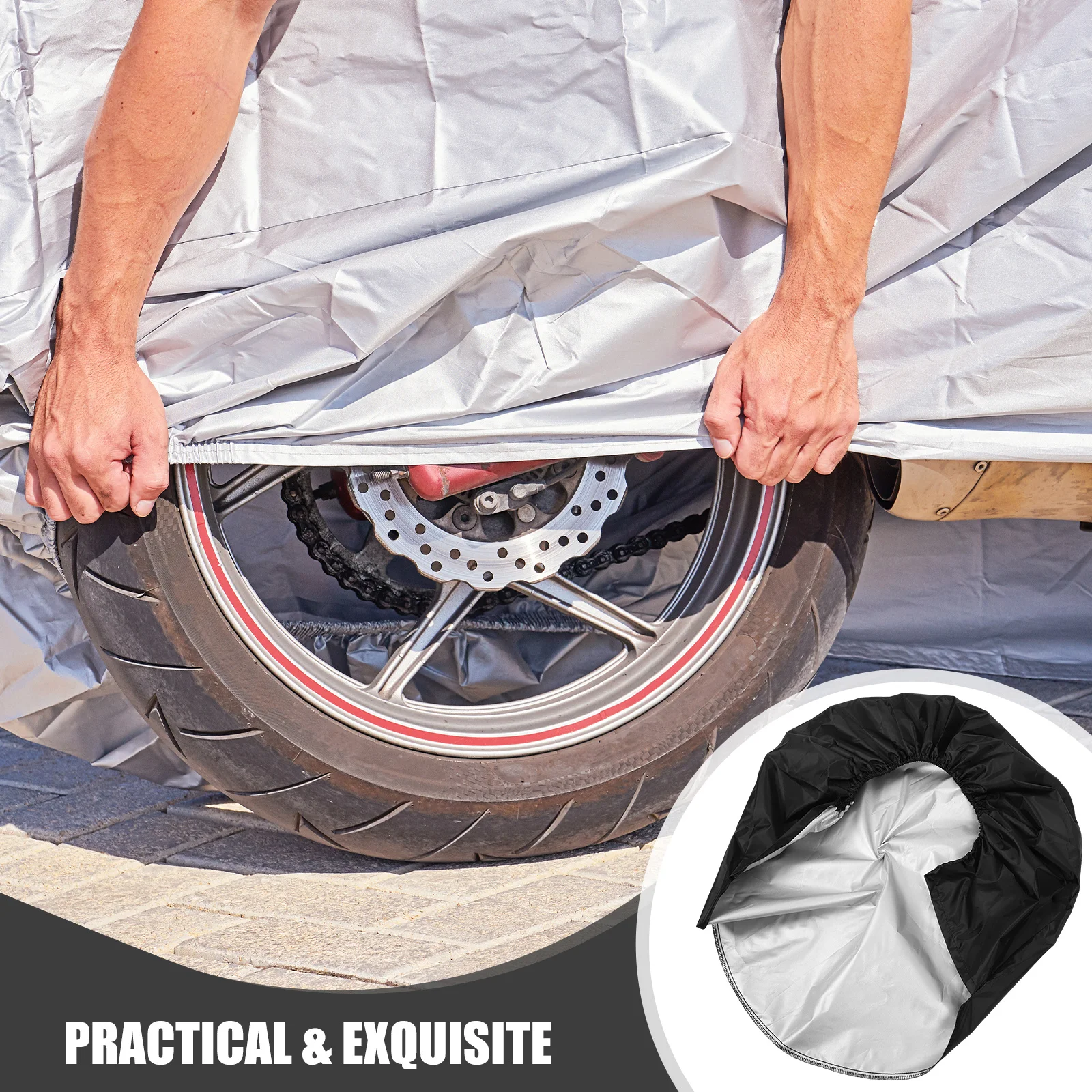 

Rv Truck Trailer Tire Cover Universal Stylish Waterproof Durable Easy to Use Foldable Long Service Life Tire Covers for Trucks