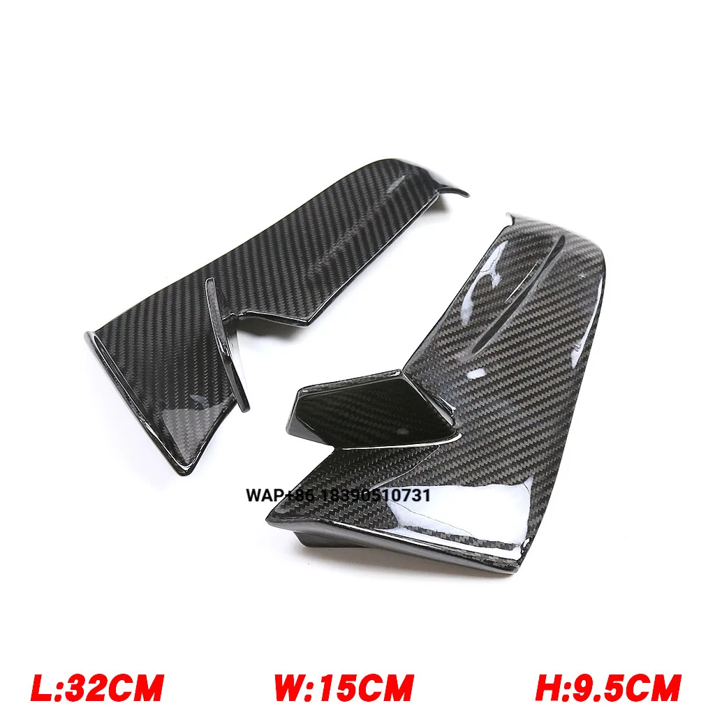RS660 Motorcycle 3K Carbon Fiber Front Lip Wind Wing Modified Parts Dry Carbon High Temperature Resistant