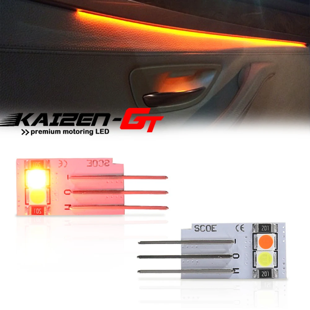 Car Interior Lights Ambient Light LED B-Pillar Light For BMW 1 2 3 4 7 Series F20 F21 F22 F34 F87 M2 F30 F31 F34 F32 F33 F36 F01