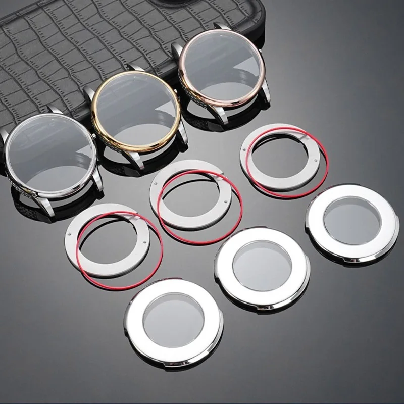 티쏘 1853용 T086 시리즈 시계 케이스, 스테인리스 스틸 케이스, 사파이어 글래스 베젤, 2824 무브먼트 시계 쉘 액세서리