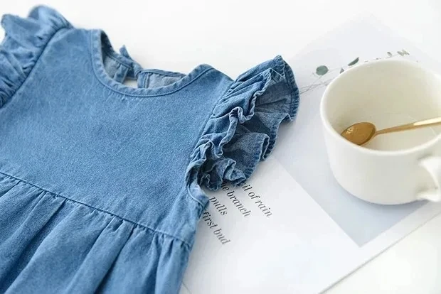 Summer fashion Thin denim Newborn Clothing Comfortable Soft Girl   Baby Jumpsuit