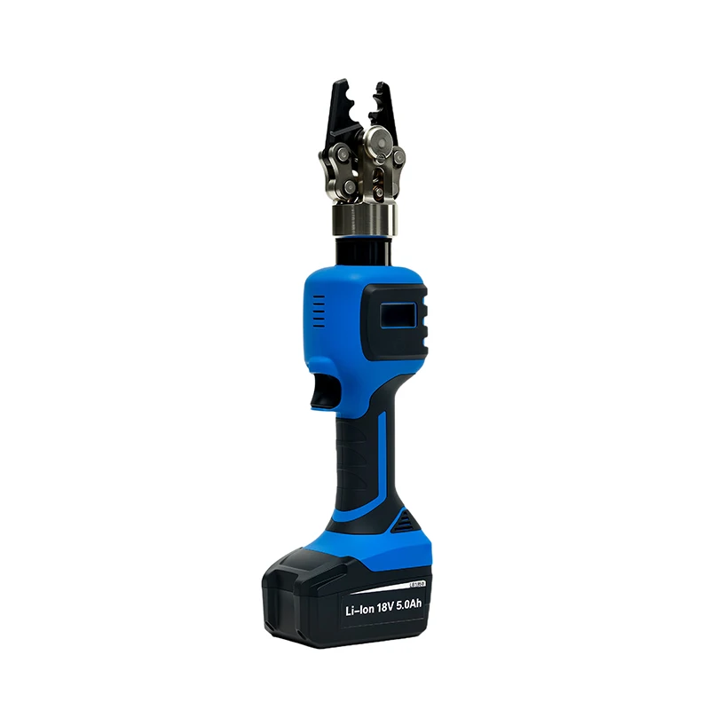 B50P-50VD Smart Battery Hydraulic Crimper 5T 50mm2 Die Free Indent Cable Lug Cordless Crimping Pliers Portable Electrical Tool