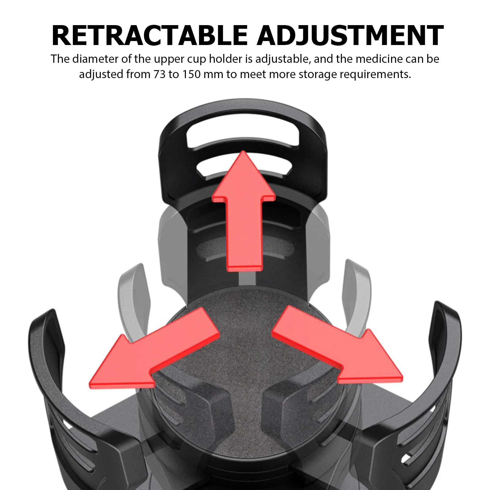 

Car Cup Holder Expander 360 Degree Rotating Auto Drink Holder For Vehicle Water Bottle Storage Car Accessories