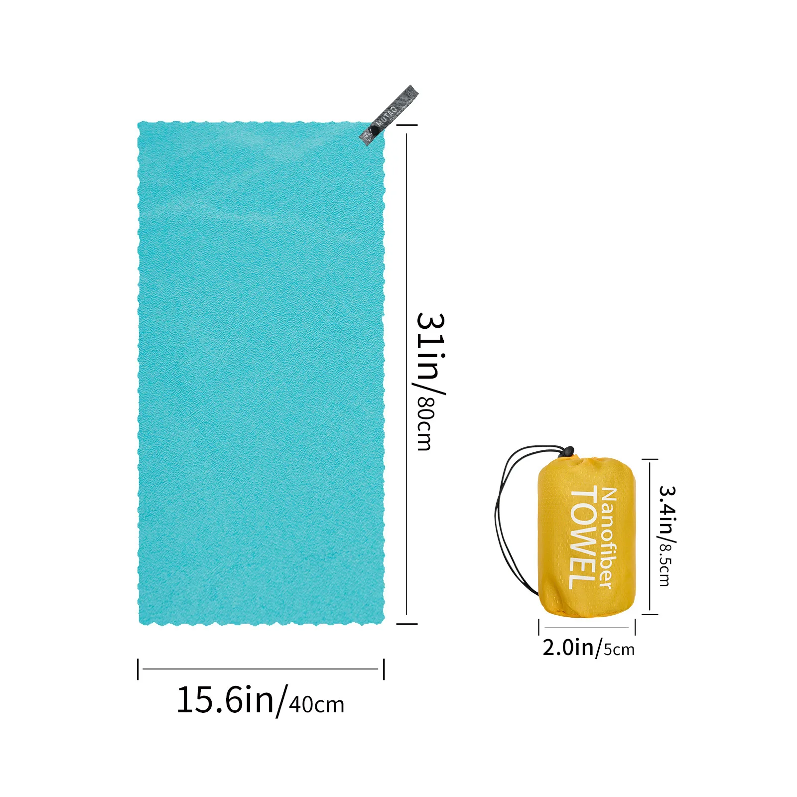 2026 Quick Drying Absorbent Bath Towel, Nano Ultra-fine Fiber Camping, Backpack Hiking, Swimming, Beach Travel Fitness Towel