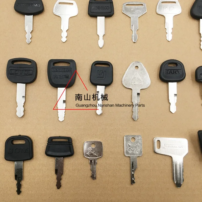 1PCX Door Key Excavator  CarterPILLAR  Komatsu PC Hitachi EX Kato Kobelco SK  Doosan DH  Daewoo Sumitomo Modern Ignition