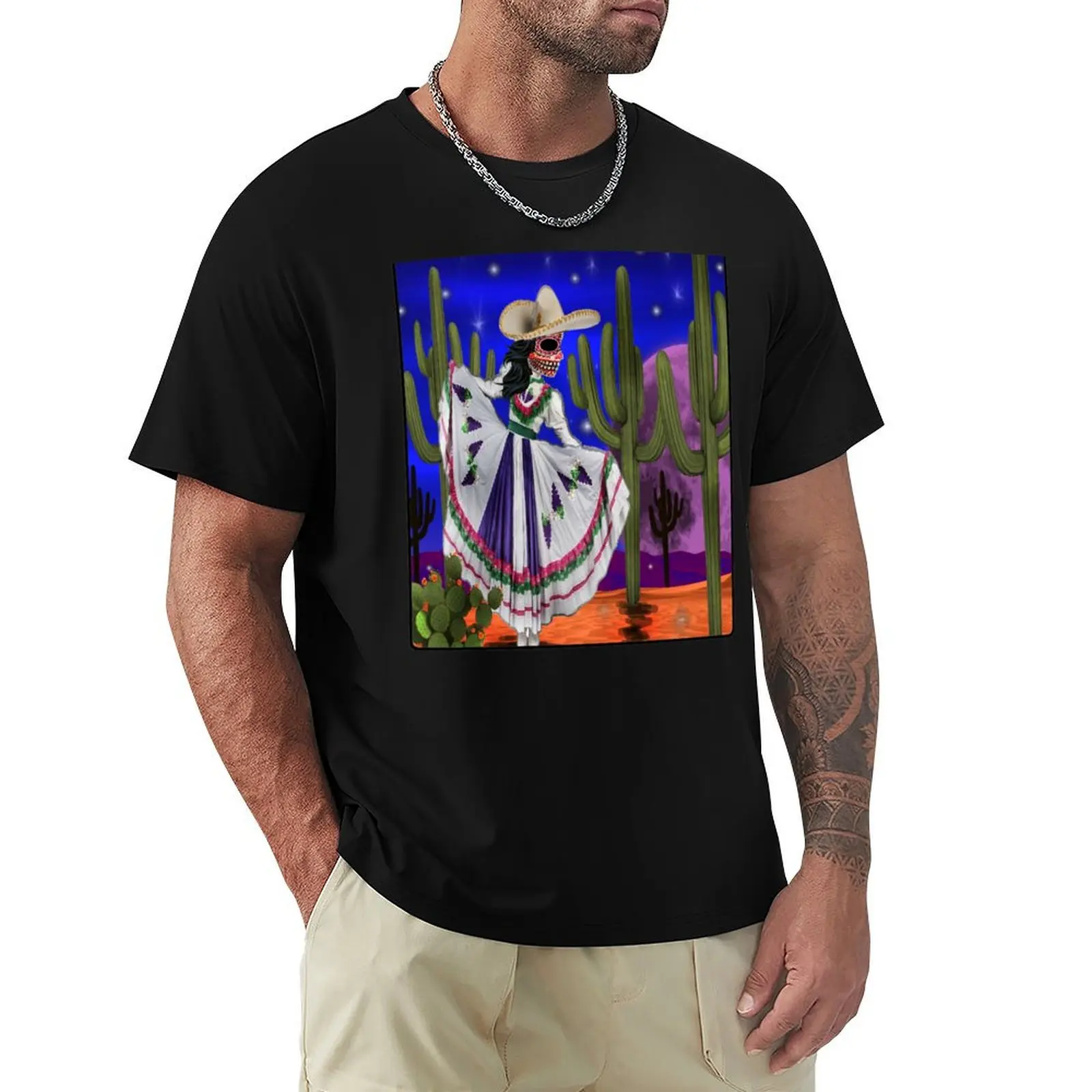 

LA LUNA DANCER T-Shirt man t shirt heavyweights shirts graphic tee korean fashion shirts men graphic
