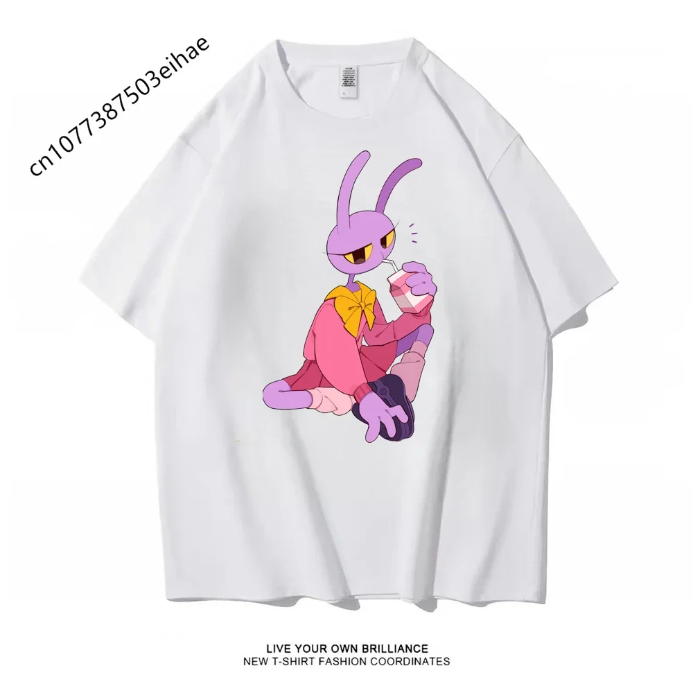 Summer Men's Women's Boy's Short Sleeve Cartoon Y2K Clothing Comfortable Casual The Amazing Digital Circus Tops T-shirt