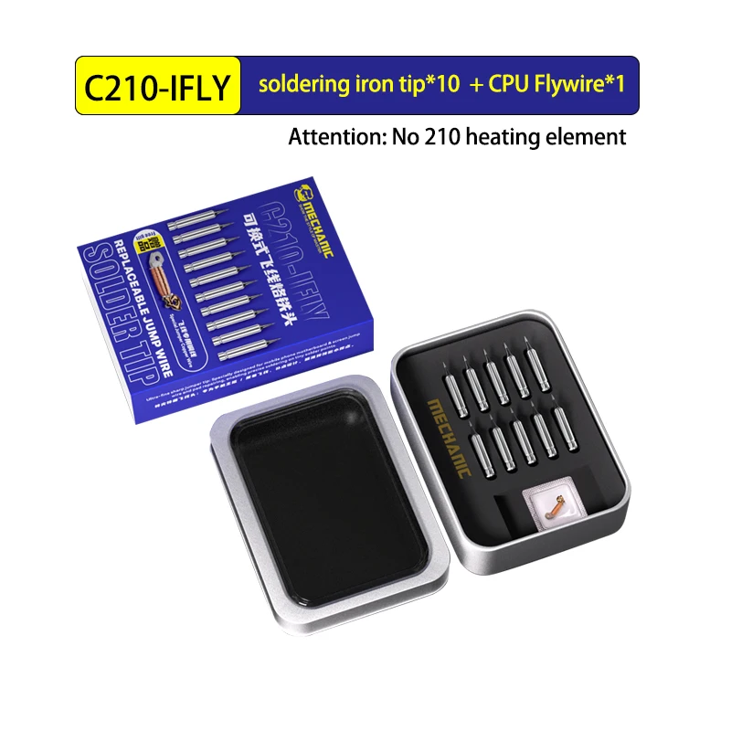MECHANIC C210-IFLY Vervangbare soldeerpunt, vliegende draad, jumperdraad voor telefoon moederbord, PCB, IC, BGA reparatie, snelle opwarming