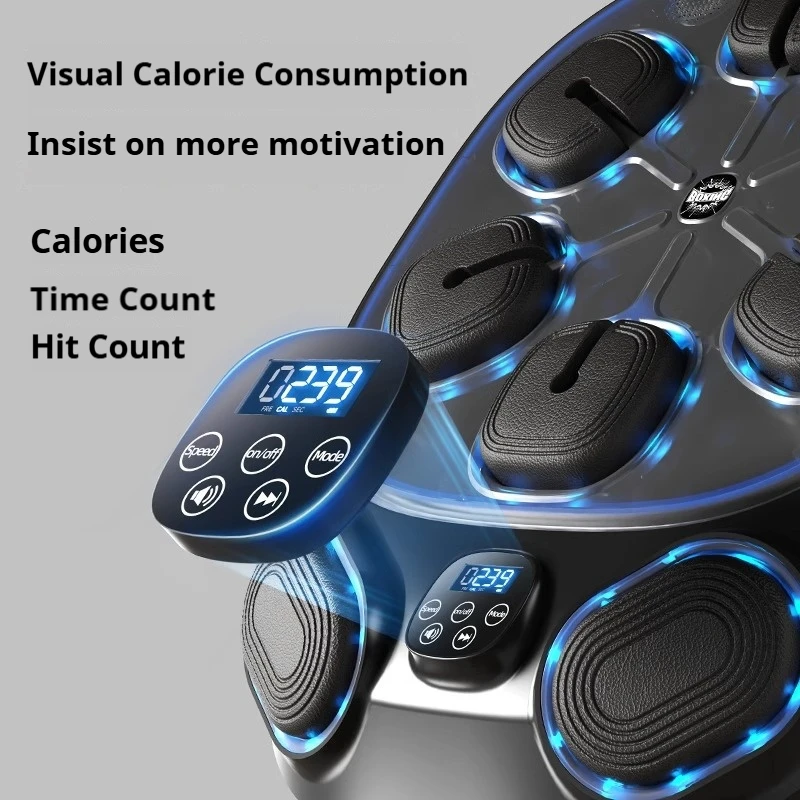 Wall-mounted Multi Speeds Home Gym Punching Machine Height-adjustable Boxing Target For Intelligent Reaction Training Boxing