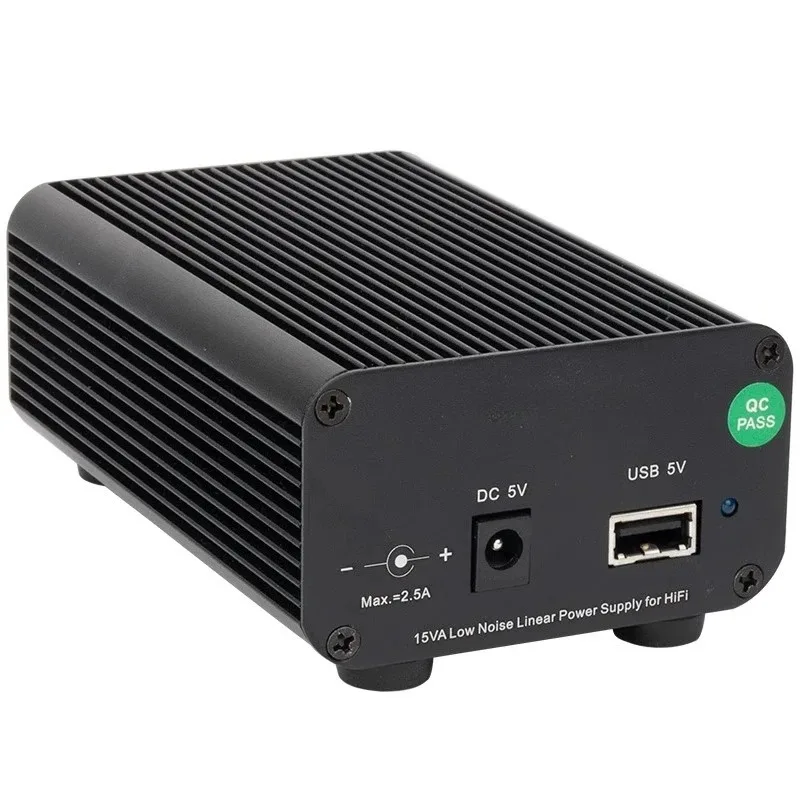 منفذ تيار مستمر 5 فولت USB 15 وات مخرج مزدوج، تنظيم جهد تيار مستمر لإمداد الطاقة الخطي للحمى