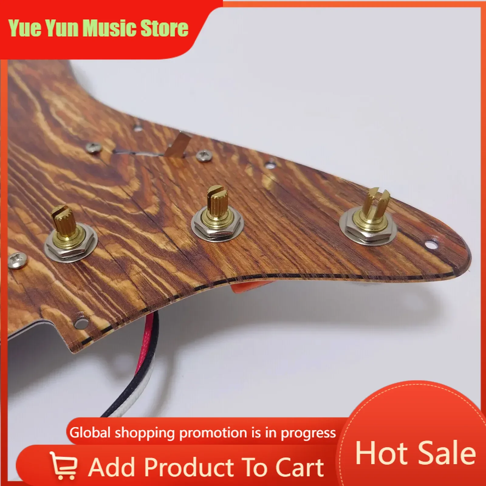 Discount Hot Sale-SSS Prewired Loaded Pickguard for ST Electric Guitars Alnico 5 Pickups Replacement Guitar Parts