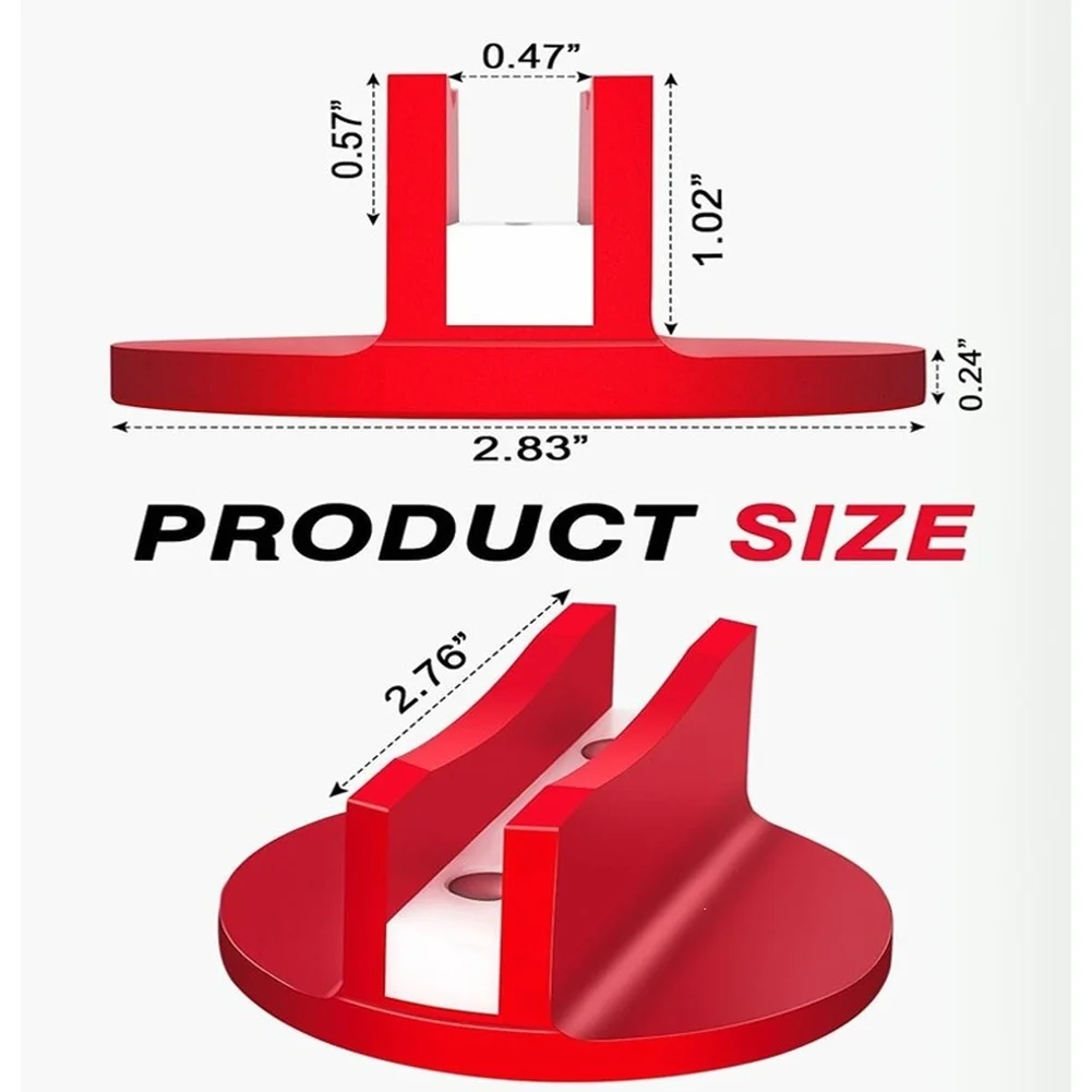 For Car Lifting Frame Rail Magnetic Adapter Aluminum Alloy Construction Precision Groove Dimensions for Alignment