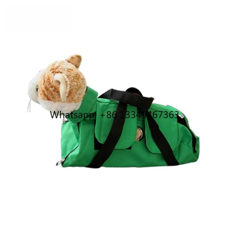 Veterinary Cat Examination Restraint Bag for Vet Clinics