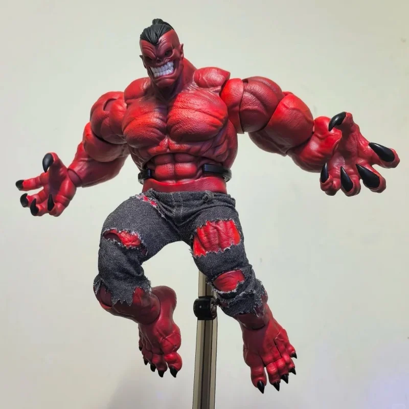 In Stock New Demon Unpainted Prototype Crimson Demon Standard And Deluxe Edition Collectible Model  Fast Dispatch Axytoys