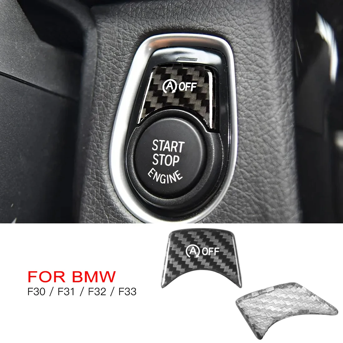 Engine Start Stop OFF Button Replace Cover Trim Sticker Trim Car Styling For BMW 3 4 Series F30 F31 F32 F33 F83 F82 M2 M36