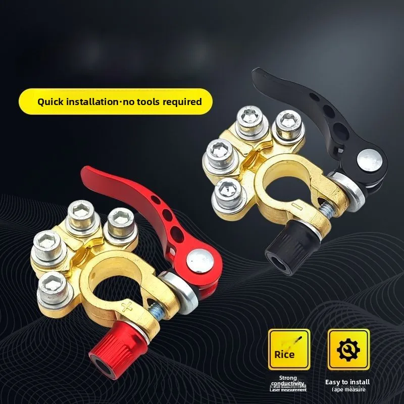 New Car Battery Terminal Connector Quick Disassembly Positive Negative Pole Car Battery Card Head Auto Battery Terminals