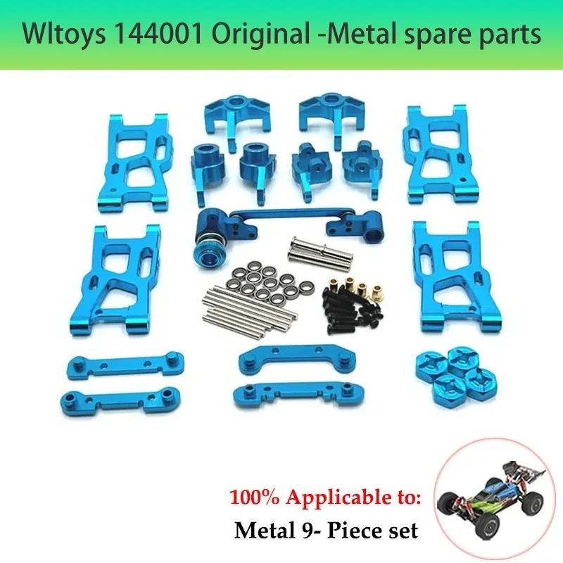 Aluminum Metal Front&Rear Shock Absorber for 1/14 WLtoy 144001 1316 RC Car Crawler Short Course Truck Upgrad Part