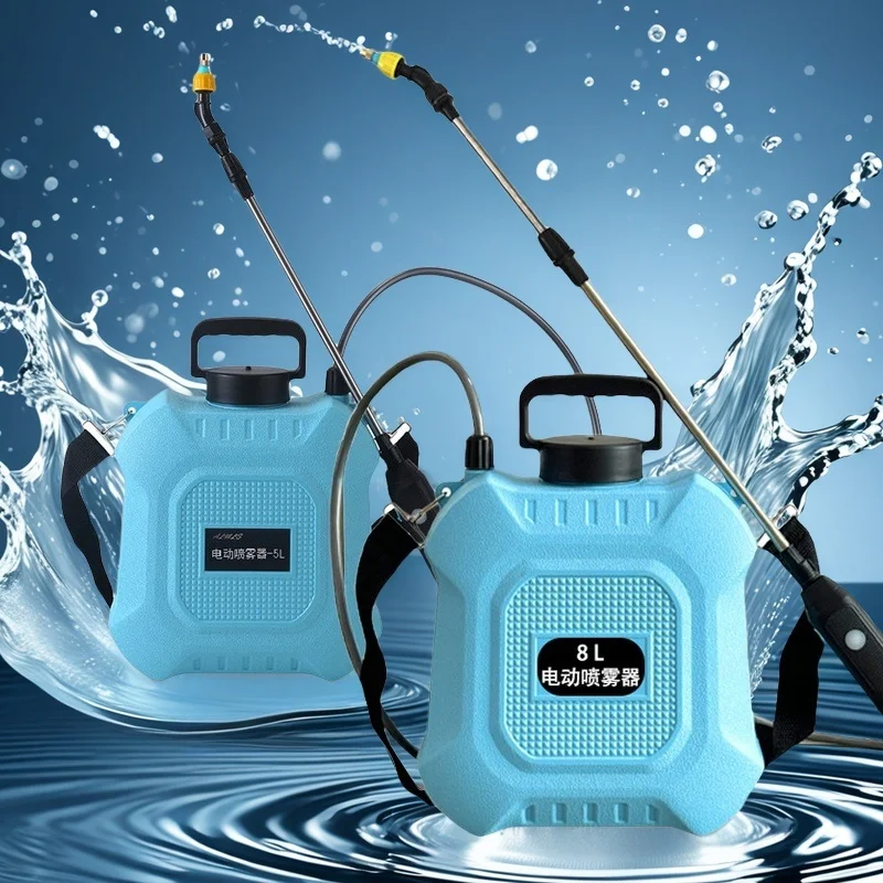 Electric High Pressure Sprayer Portable Multi-Purpose Disinfection Machine Ultra Long Endurance for Gardens Farm Orchard 5L/8L
