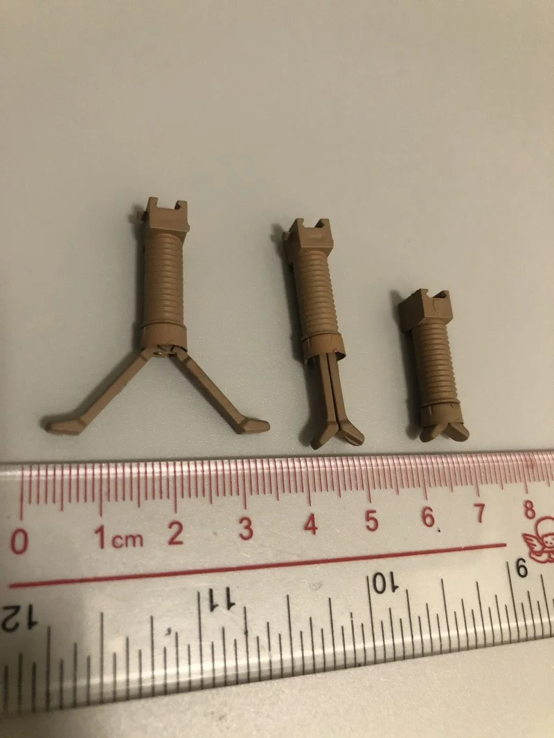 Extendable Weapon Accessories for /6 Scale Action Figures Grip Handle DIY Enhanced Equipment M033 Modern Soldier Toy Parts