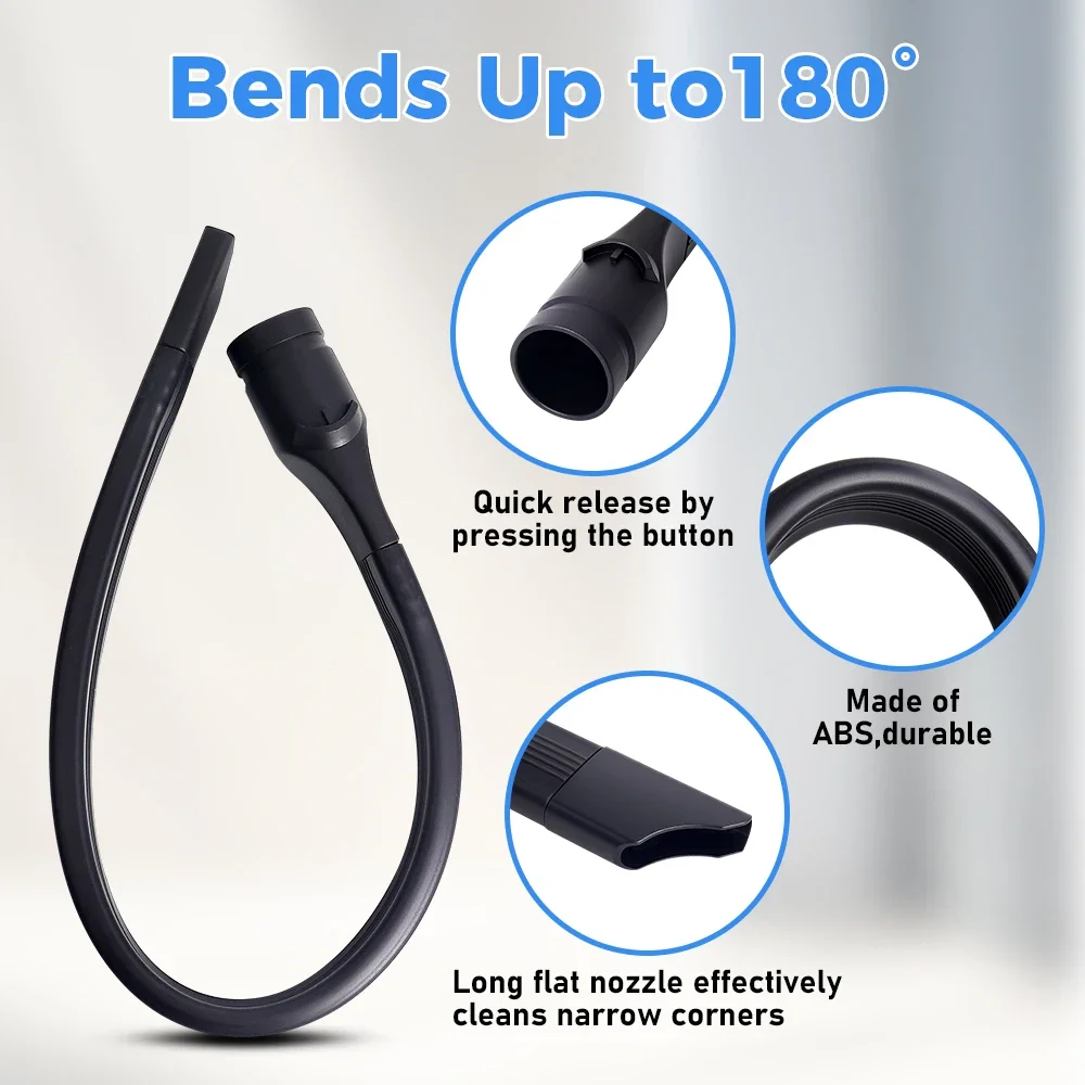 Staubsauger-Flachdüsen-Anschlussadapter für V6, umgewandelt in V7, V8, V9, V10, V11, V12, V13, V14, V15, Reiniger, Fugendüse-Konverter