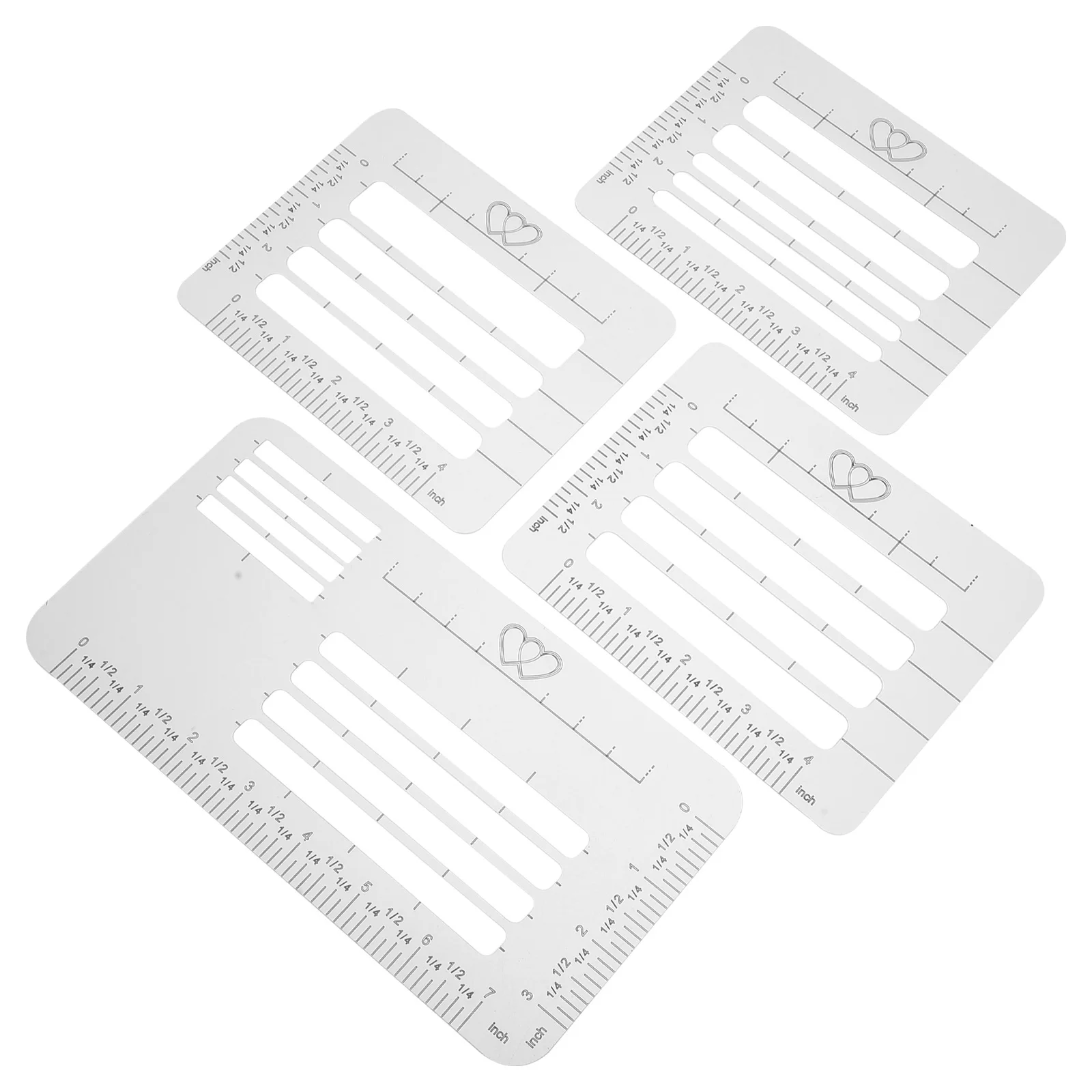 4pcs Address Envelope Stencil Premium Material Lettering Handwriting Guide B6 DL ZL C5 Stencil Template Sizes