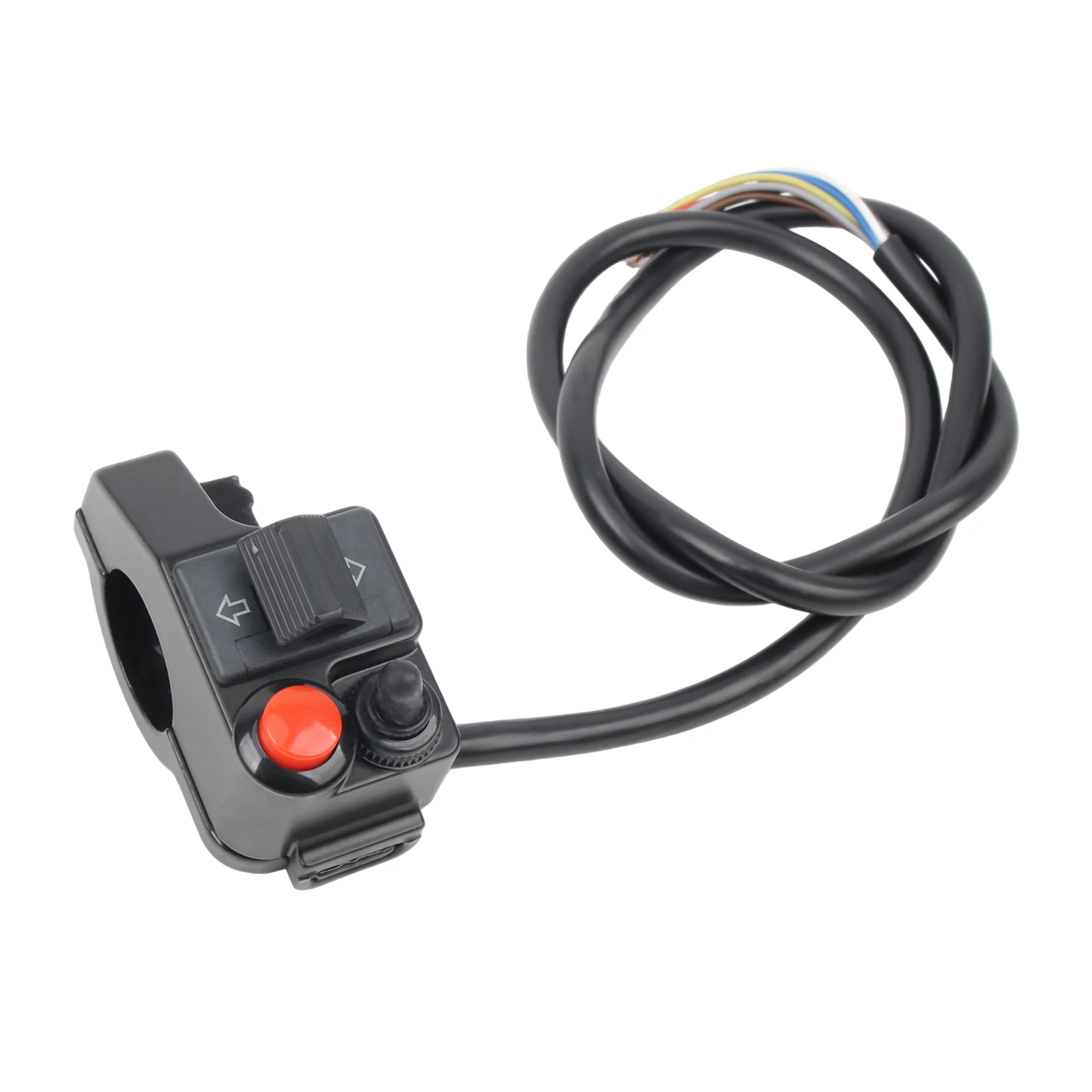 Motorcycle Universal 12V Handlebar Multi-function Headlight Switch Steering Switch Horn Double Flash Switch Dirt Bike Modified
