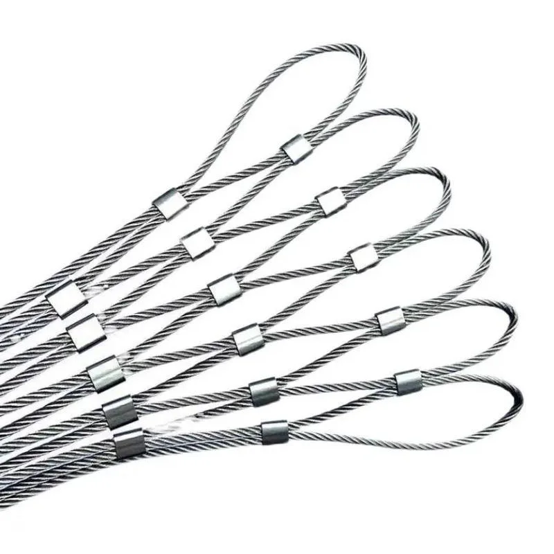 Dia 0.8-8mm 304/316 Roestvrij Multi-strand Staaldraad 7X7 Structuur Zachte Kabel waslijn Lifting Roestvrij Lijn 1Meter