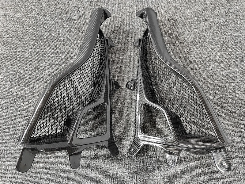 458 carbon fiber rear vent for Ferrari 458 carbon fiber Rear bumper air vent fog light frame Auto Parts