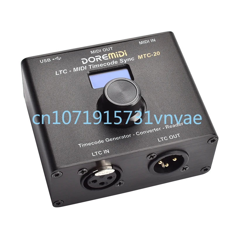 

SMPTE LTC To MIDI MTC USB MIDI Audio Time Code Light Show MTC-20