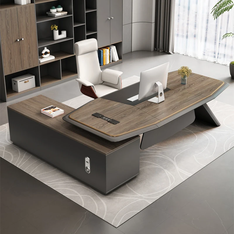 Luxury L Shape Boss Table Manager Executive Office Boss Table Executive Office Tables For Boss