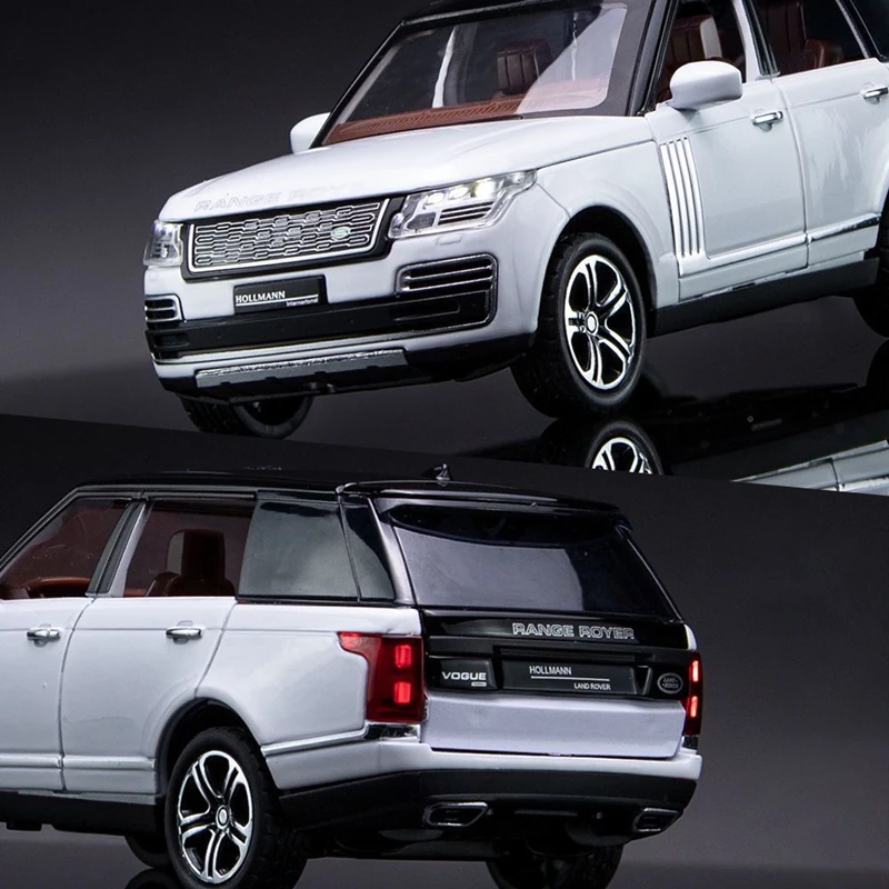 รถแลนด์โรเวอร์แลนด์โรเวอร์1:32ของเล่นโลหะโมเดลรถยนต์รถออฟโรดจำลองของขวัญของสะสม