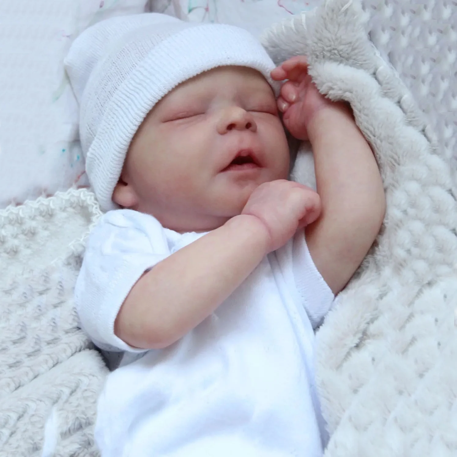 aonpeng-45cm-18in-full-vinyl-reborn-doll-bath-dress-up-toy-3d-skin-with-veins-kids-birthday-gift