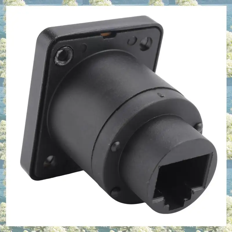 New-RJ45 Waterproof Network Connector 8P8C Female Panel Mount Sockets RJ45 Ethernet Connector