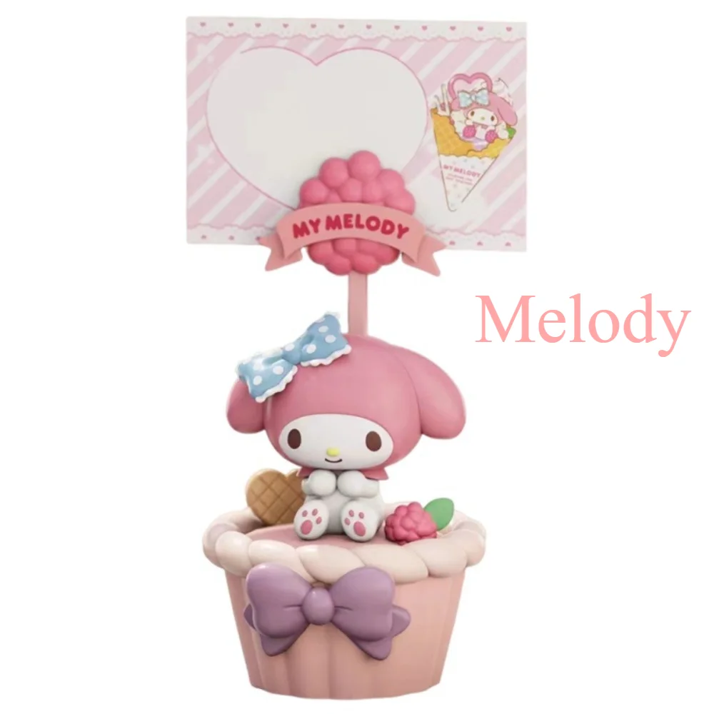 

Genuine Cute Sanrio Family Dessert Series Hello Kitty Melody Girl's Favorite Memo Doll Desktop Decoration Message Post Handmade