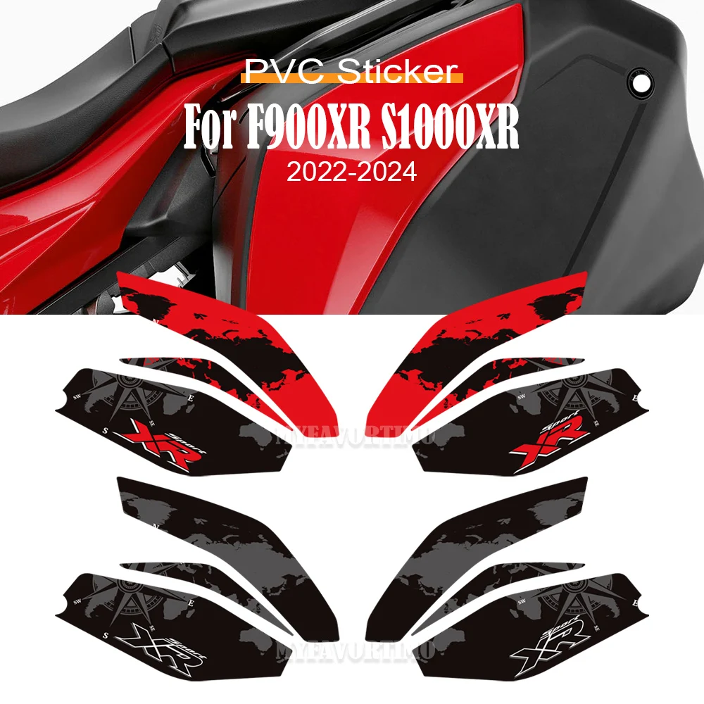 

For BMW F900XR S1000XR M1000XR F900 S1000 M1000 XR Trunk Luggage Cases Panniers Stickers Decals 2022 - 2024