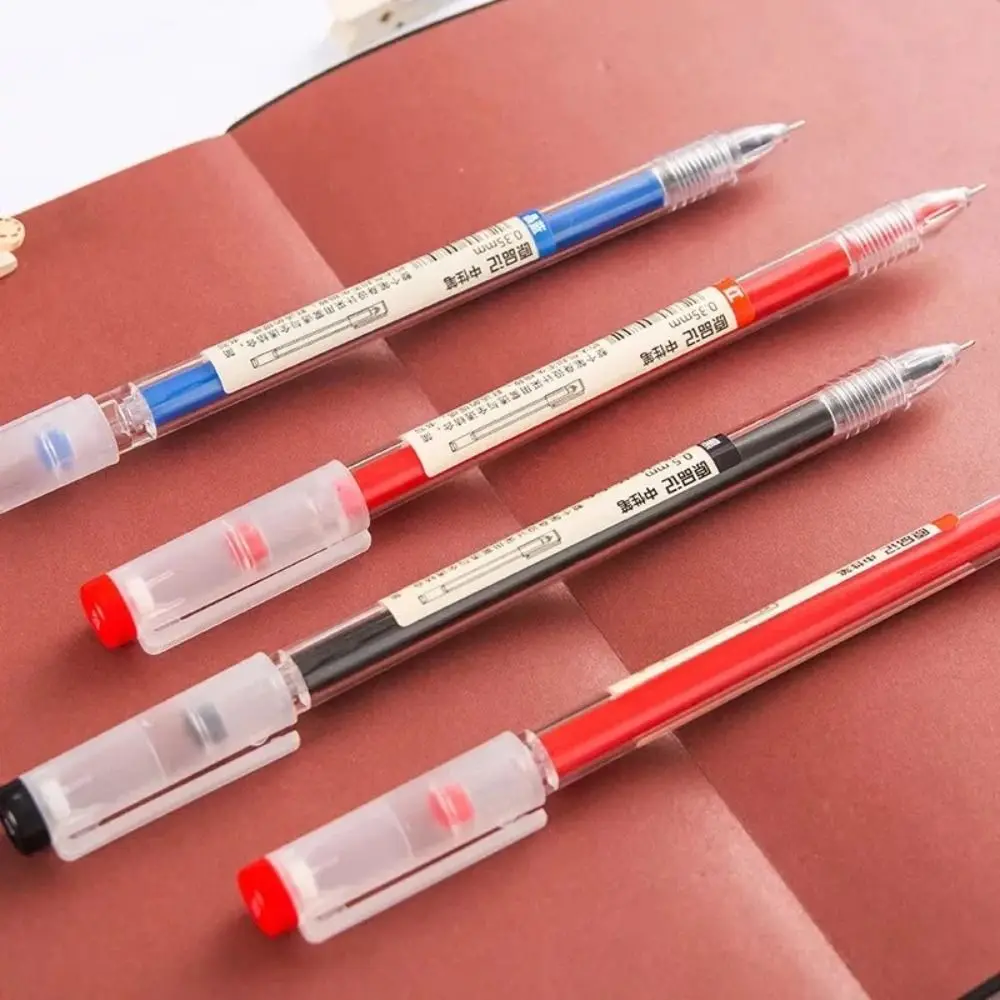 

High Quality Plastic Gel Pens Quick-drying Red/Black/Blue Neutral Pen Stationery Writing Supplies Marker Pen