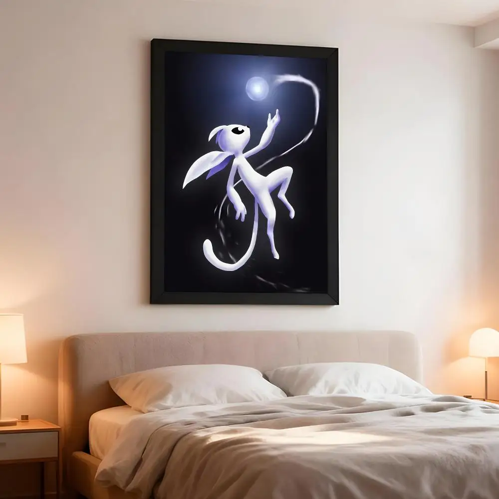 game adventure O-Ori Poster Artistic Instant Peel-Off Wall Decor Atmosphere Setter for Bedside & Shared Room